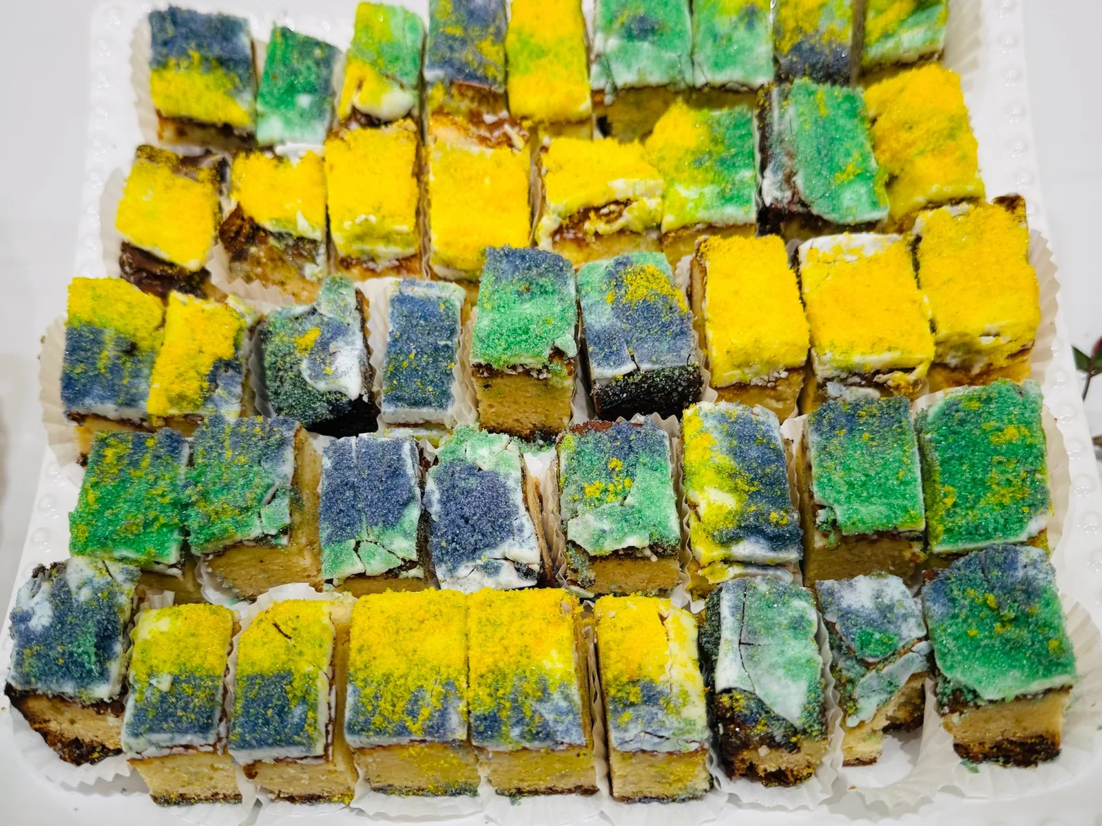 King cake bites — a New Orleans signature dessert